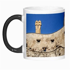 Gaudi, La Pedrera Building, Barcelona - Spain Morph Mugs by dflcprintsclothing