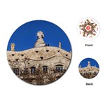 Gaudi, La Pedrera Building, Barcelona - Spain Playing Cards Single Design (Round) Front