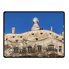 Gaudi, La Pedrera Building, Barcelona - Spain Fleece Blanket (small) by dflcprintsclothing