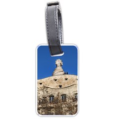 Gaudi, La Pedrera Building, Barcelona - Spain Luggage Tag (one Side) by dflcprintsclothing