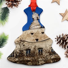 Gaudi, La Pedrera Building, Barcelona - Spain Ornament (christmas Tree)  by dflcprintsclothing