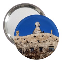 Gaudi, La Pedrera Building, Barcelona - Spain 3  Handbag Mirrors by dflcprintsclothing