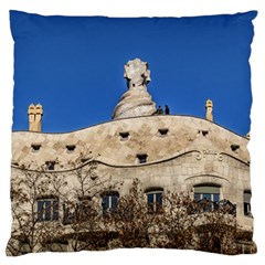 Gaudi, La Pedrera Building, Barcelona - Spain Standard Flano Cushion Case (one Side) by dflcprintsclothing