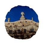 Gaudi, La Pedrera Building, Barcelona - Spain Standard 15  Premium Flano Round Cushions Front