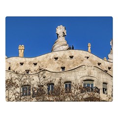 Gaudi, La Pedrera Building, Barcelona - Spain Double Sided Flano Blanket (large)  by dflcprintsclothing