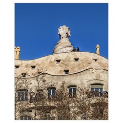 Gaudi, La Pedrera Building, Barcelona - Spain Drawstring Bag (small) by dflcprintsclothing