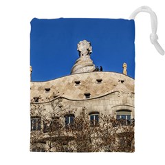 Gaudi, La Pedrera Building, Barcelona - Spain Drawstring Pouch (4xl) by dflcprintsclothing