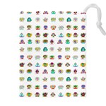 All The Aliens Teeny Drawstring Pouch (5XL) Front