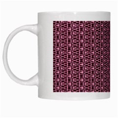 Digital Waves White Mugs