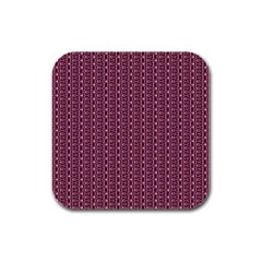 Digital Waves Rubber Square Coaster (4 Pack)  by Sparkle