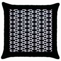 Geometric Throw Pillow Case (black) by Sparkle