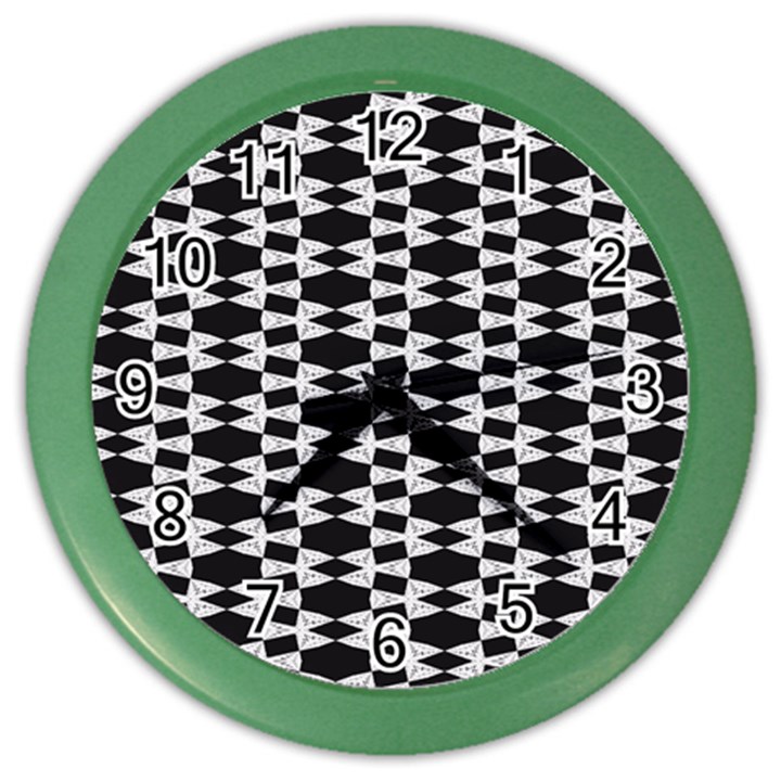 geometric Color Wall Clock