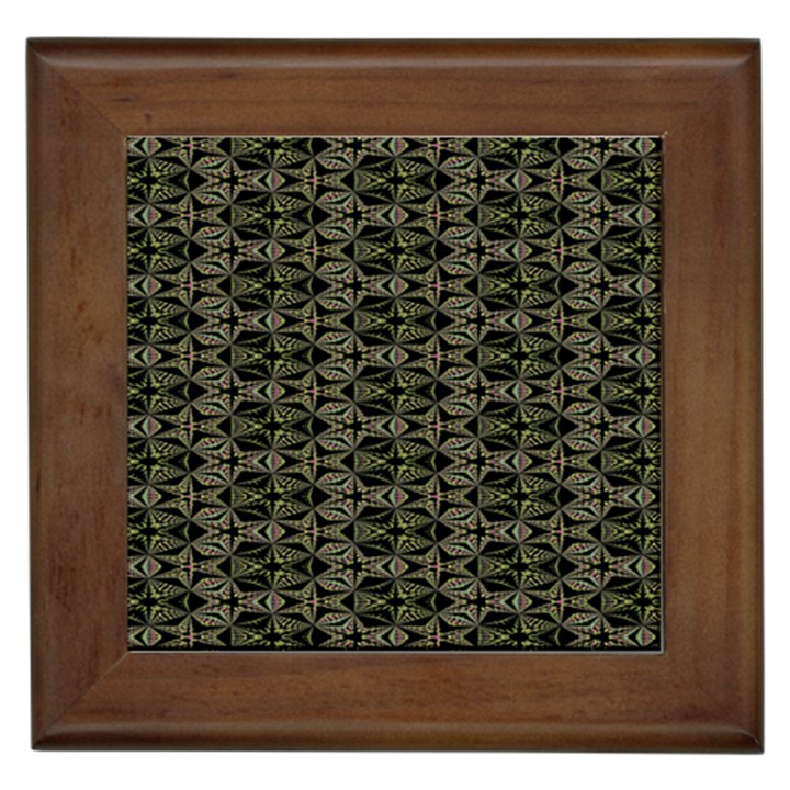 green digitalart Framed Tile