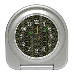 Green Digitalart Travel Alarm Clock by Sparkle