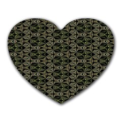 Green Digitalart Heart Mousepads by Sparkle