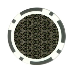 Green Digitalart Poker Chip Card Guard by Sparkle