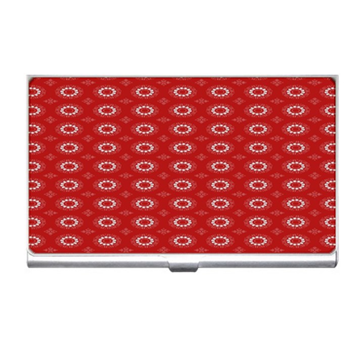 Red Kalider Business Card Holder