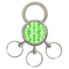 Digital Illusion 3-ring Key Chain by Sparkle