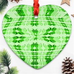 Digital Illusion Heart Ornament (two Sides) by Sparkle