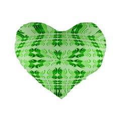 Digital Illusion Standard 16  Premium Heart Shape Cushions by Sparkle