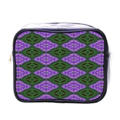 Digital Grapes Mini Toiletries Bag (one Side) by Sparkle