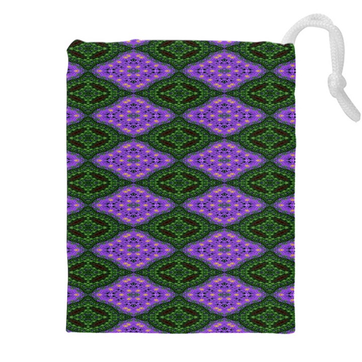 Digital Grapes Drawstring Pouch (5XL)