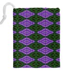 Digital Grapes Drawstring Pouch (5XL) Back