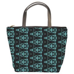 Digital Triangles Bucket Bag