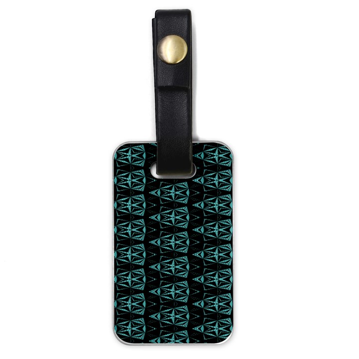 Digital Triangles Luggage Tag (one side)