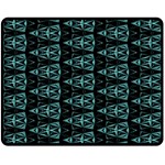 Digital Triangles Double Sided Fleece Blanket (Medium)  58.8 x47.4  Blanket Back