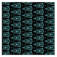 Digital Triangles Large Satin Scarf (square) by Sparkle