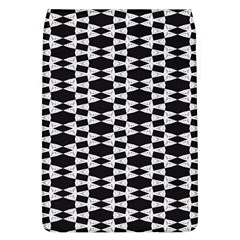 Black And White Triangles Removable Flap Cover (l) by Sparkle