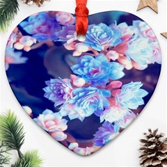 Flowers Ornament (heart) by Sparkle