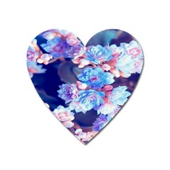 Flowers Heart Magnet by Sparkle