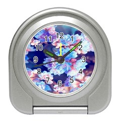 Flowers Travel Alarm Clock