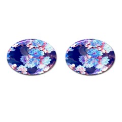 Flowers Cufflinks (oval) by Sparkle