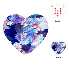 Flowers Playing Cards Single Design (heart) by Sparkle