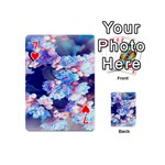 Flowers Playing Cards 54 Designs (Mini) Front - Heart7