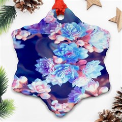 Flowers Ornament (snowflake) by Sparkle