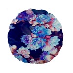 Flowers Standard 15  Premium Round Cushions Back