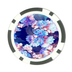 Flowers Poker Chip Card Guard (10 Pack) by Sparkle