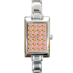 Hawaii Ghost Pink Rectangle Italian Charm Watch by snowwhitegirl