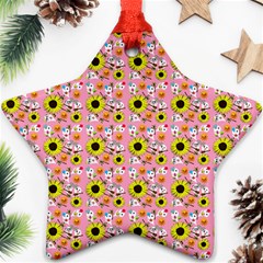 Hawaii Ghost Pink Ornament (star) by snowwhitegirl