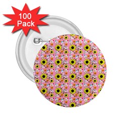 Hawaii Ghost Pink 2 25  Buttons (100 Pack)  by snowwhitegirl