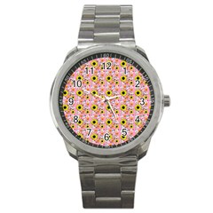 Hawaii Ghost Pink Sport Metal Watch by snowwhitegirl