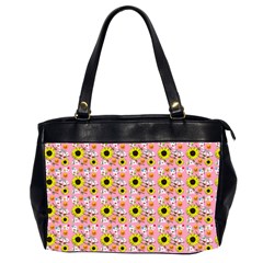 Hawaii Ghost Pink Oversize Office Handbag (2 Sides) by snowwhitegirl