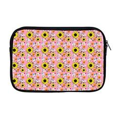 Hawaii Ghost Pink Apple Macbook Pro 17  Zipper Case by snowwhitegirl