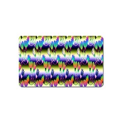 Shiny Flowers Magnet (name Card) by Sparkle