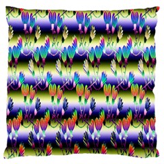 Shiny Flowers Standard Flano Cushion Case (one Side) by Sparkle