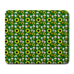 Hawaii Ghost Green Large Mousepads